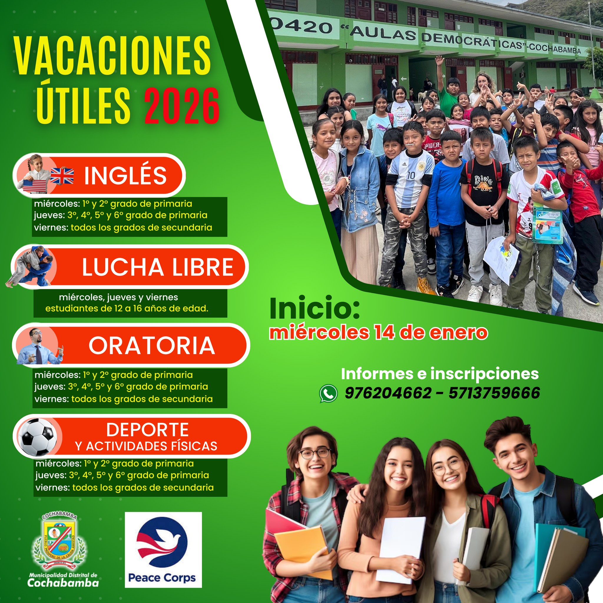 Vacaciones Utiles 2026